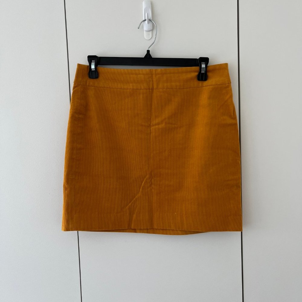 ~Gold Corduroy Skirt